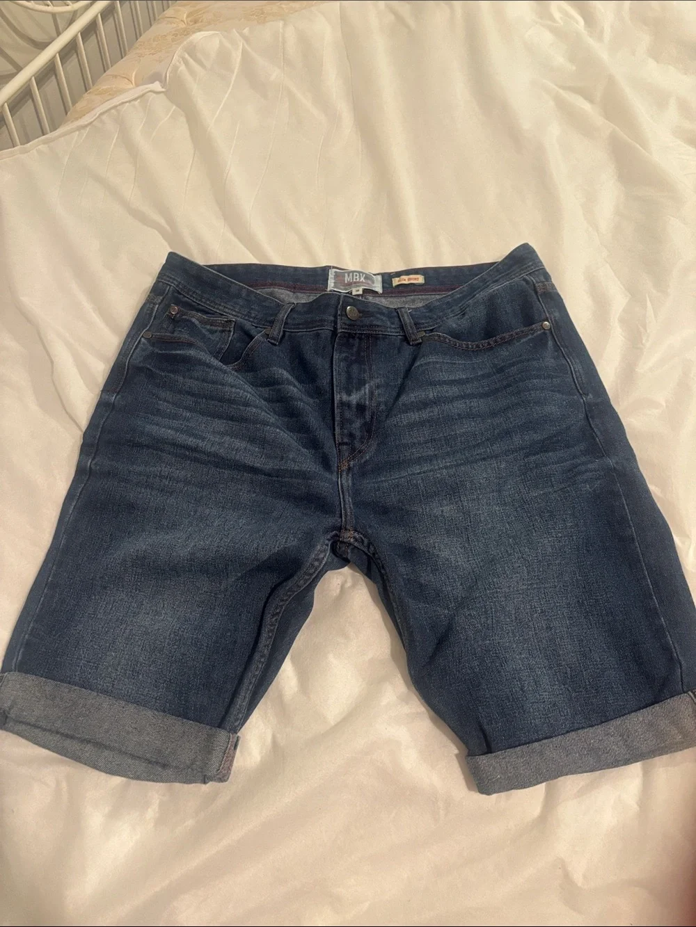 MBX Dark Blue Men’s Denim Jean Shorts